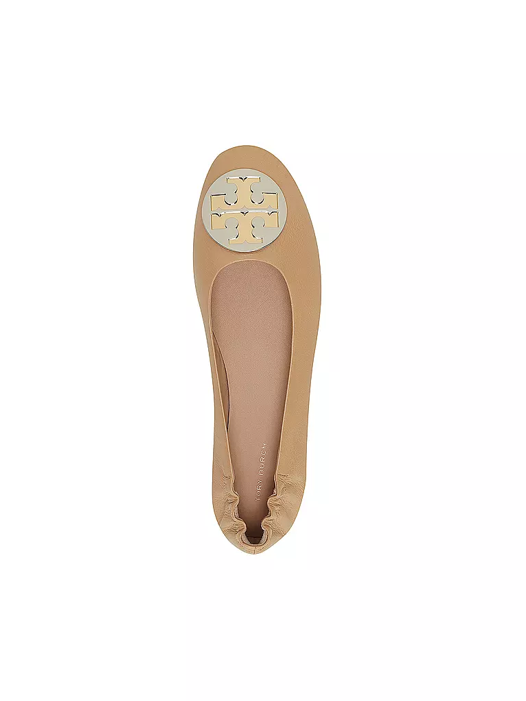 Tory burch sales ballerina beige